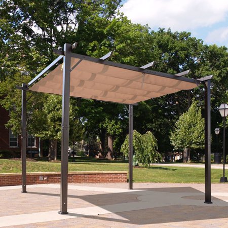 Outsunny 10 X 10 Ft. Aluminum Patio Pergola - Walmart.com