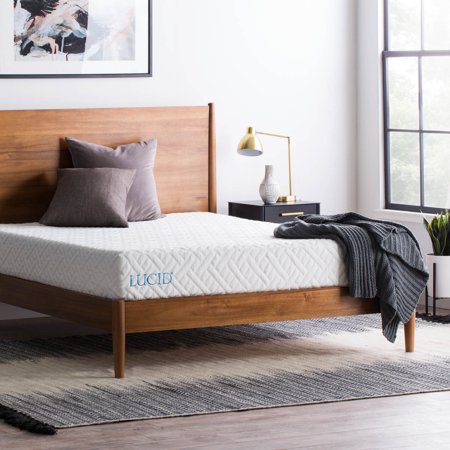 Twin 9' Roll - Lucid 9 Inch Adapt Gel Infused Memory Foam Mattress