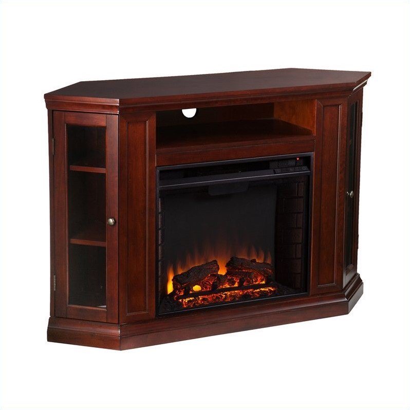 Silverado Convertible Media  Fireplace, Cherry - Box 1 of 2