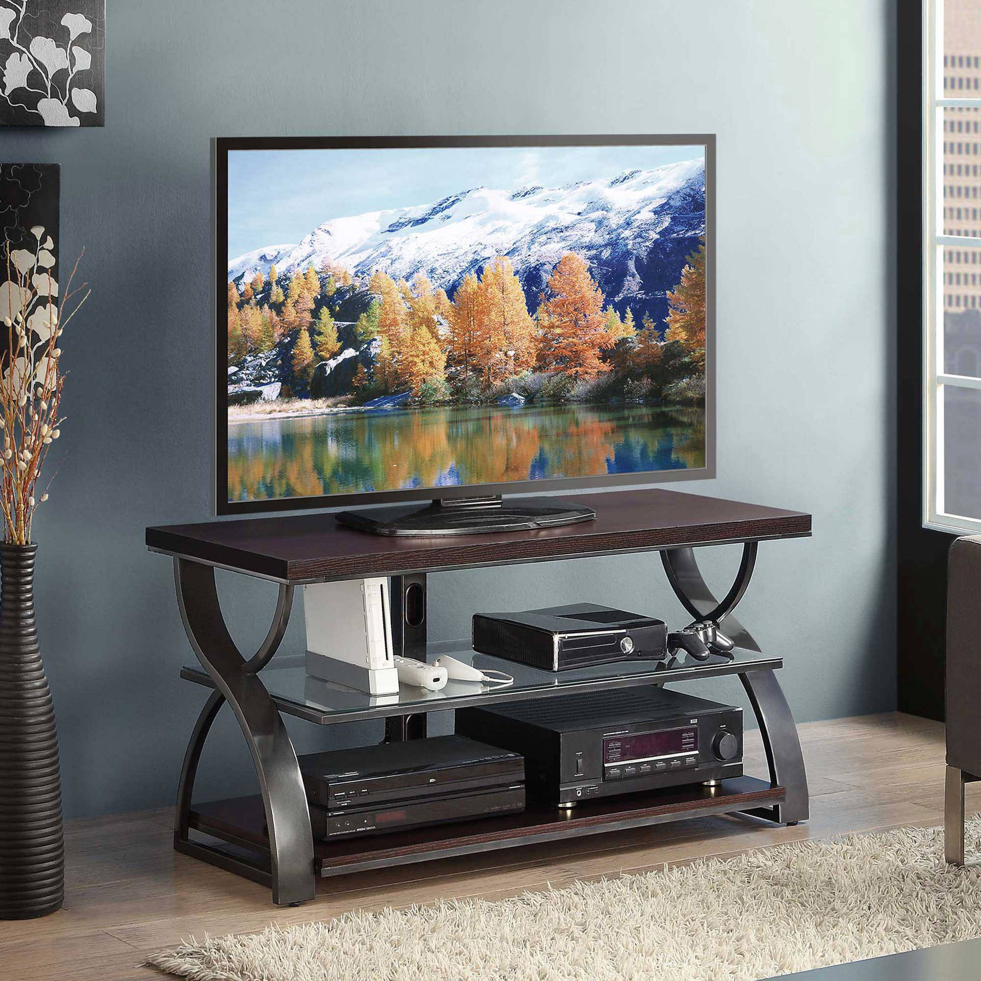 Calico Dark Brown 54'' 3-in-1 TV Console for TVs up to 65''