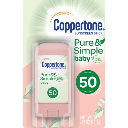 Coppertone Pure & Simple Baby Mineral Based Stick SPF 50 .5
