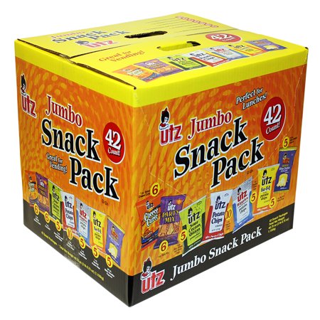 Utz Variety Snacks Pack, 42 Ct (Best Healthy Snack Ideas)