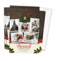 Same Day 5x7 Linen Stationery Photo Cards 80 lb