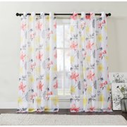 Victoria Clics Curtains D Discontinued Vcny Home Fl Serena Sheer Grommet Top Window Curtains