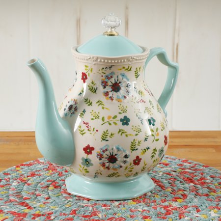 - The Pioneer Woman Kari 2.4 Quart Tea Pot