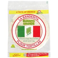 La Banderita Flour 10" Burrito Grande Tortillas, 10 ct