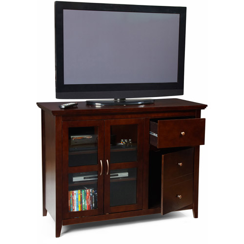 Convenience Concepts Sierra Highboy Black TV Stand for TVs up to 50'', Multiple Colors