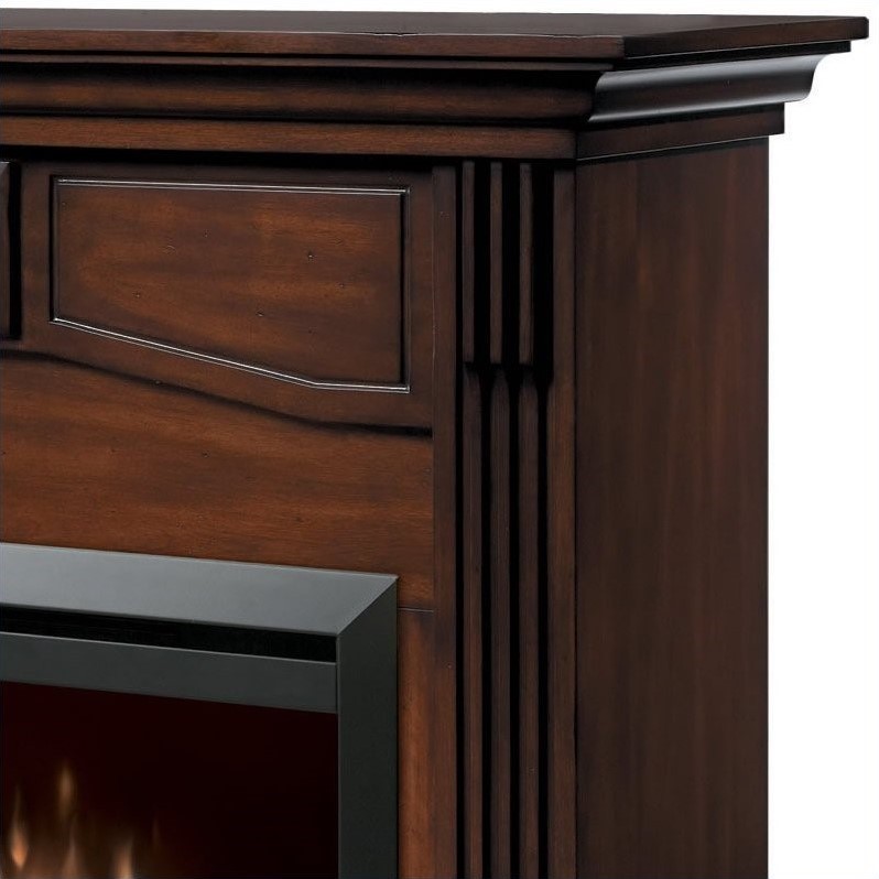 Dimplex Holbrook Free Standing Electric Fireplace in Burnished Walnut