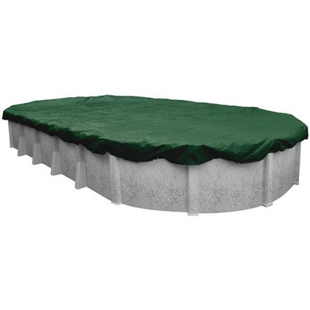 - Robelle 12-Year Extra Heavy-Duty Oval Winter Pool Cover