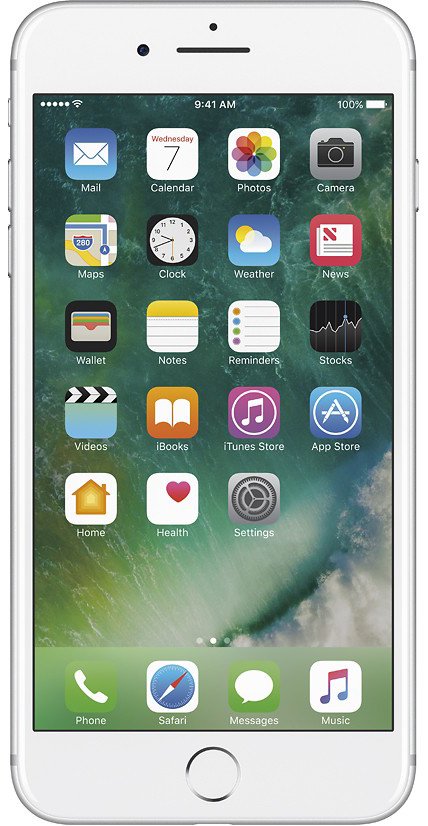 Apple iPhone 7 Plus 32GB Unlocked GSM 4G LTE Quad-Core Smartphone w/ Dual 12MP Camera - Silver (Certified