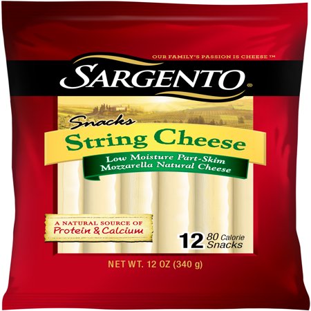 Sargento® Natural String Cheese Snacks, 12 Oz, 12 Count - Walmart.com