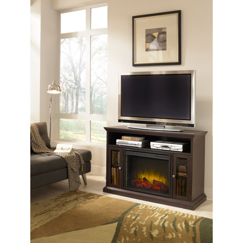 Pleasant Hearth Riley Media Electric Fireplace for TVs up to 48'', Espresso