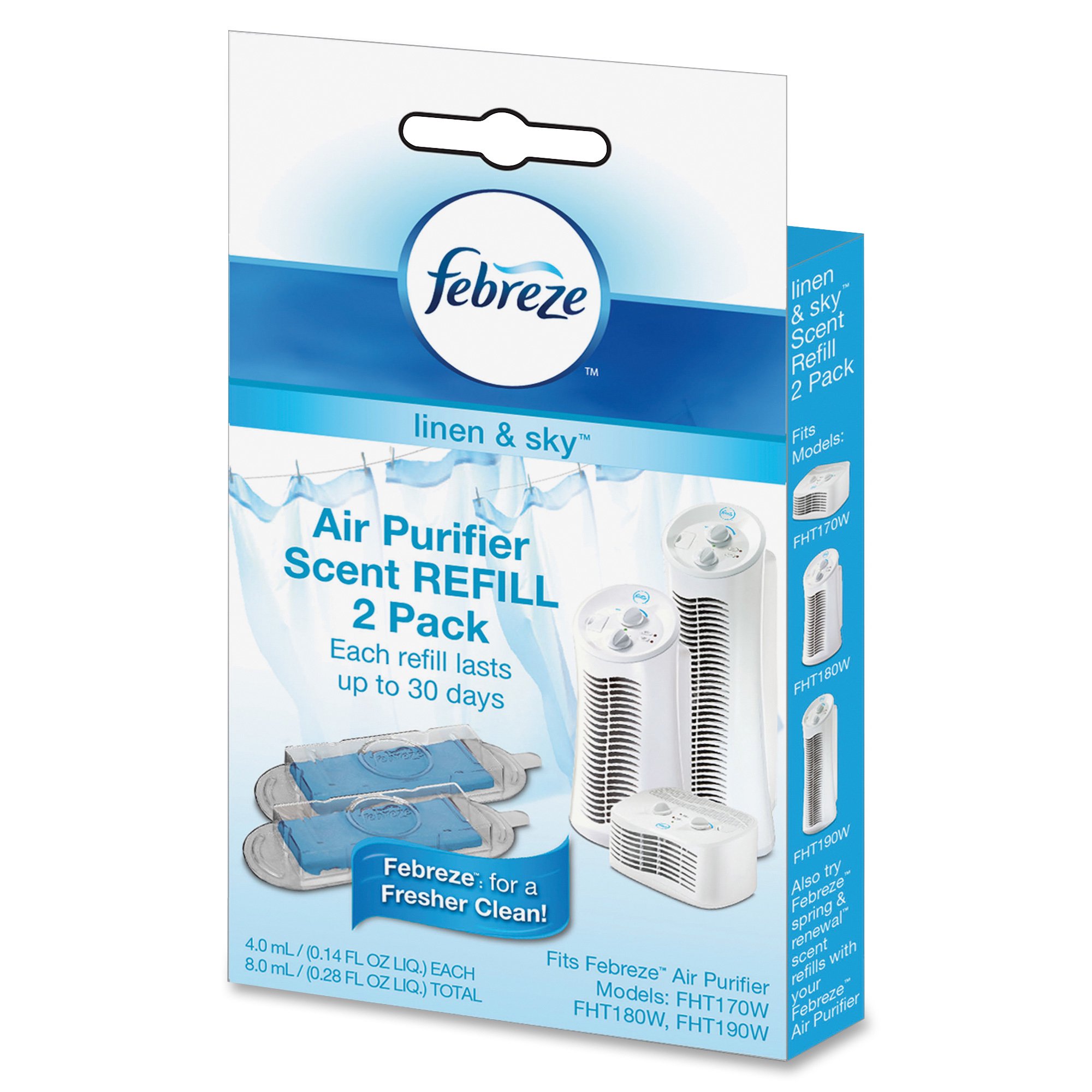 Febreze Mini Tower Air Purifier with Scent Cartridge and Filter Value ...