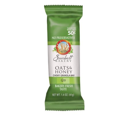 sunbelt bakery oats and honey granola bars