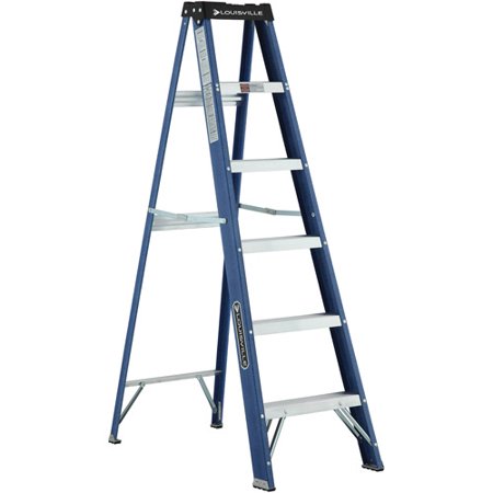 Louisville Ladder 6 Ft Fiberglstep Ladder With Project Top Type Ii 225 Louisville Ladder 6 Ft Fiberglstep Ladder With Project Top Type Ii 225