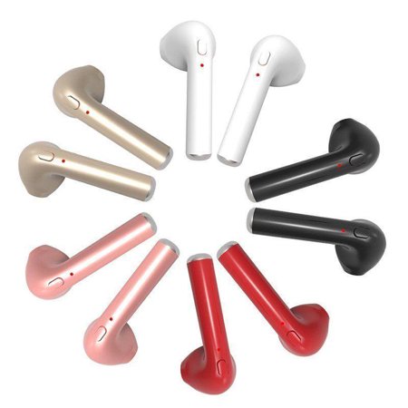 White Bluetooth Wireless Pods Headphones with Pod Charging