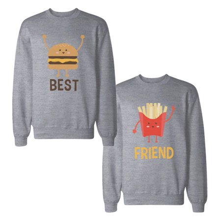 Burger And Fries Best Friend BFF Sweatshirts Matching Sweat