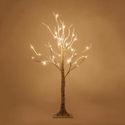 Lighted Branches 3 Ft Led White Birch Twig Tree Light 36 Warm Lights Flexible