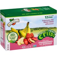 Brothers All Natural® Freeze-Dried Fruit Crisps, Strawberries and Bananas, 5.08 Oz, 12 Ct