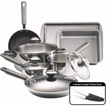 18 10 Stainless Steel Cookware - Farberware Stainless Steel Dishwasher Safe Cookware Set, 13 Piece