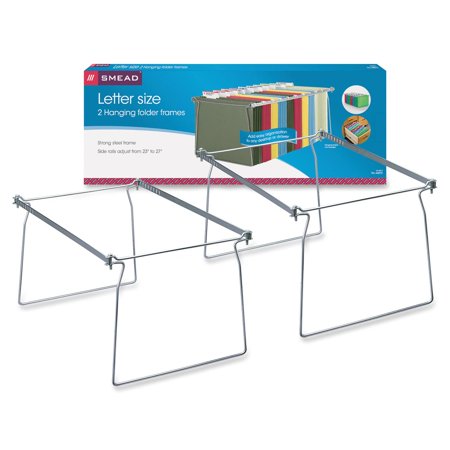 File Frame - Smead Hanging File Folder Frame, Steel, Letter Size, 2 per Pack