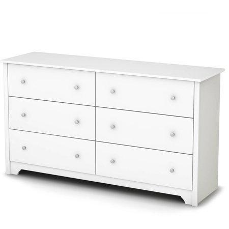 South Shore Vito 6-Drawer Double Dresser, Multiple Finishes - Walmart.com