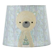 Blue Lamp Shades Blue And Yellow Embroidered Bear In Forest Designed Lamp Shade 10
