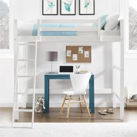 Your Zone Collection Twin Wood Loft Bed, Multiple Colors