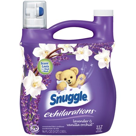 Snuggle Exhilarations Liquid Fabric Softener, Lavender & Vanilla Orchid, 96 Ounce, 112 (Best Vanilla E Liquid)