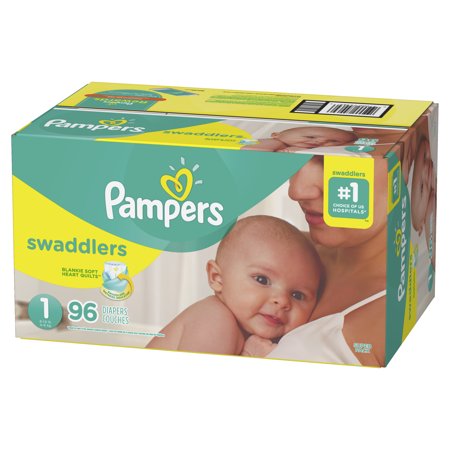 Pampers Swaddlers Newborn Diapers Size 1 96 Count