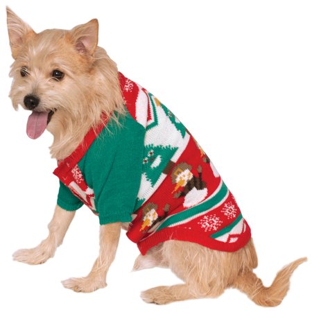 Ugly Christmas Sweater with Pattern Pet Costume