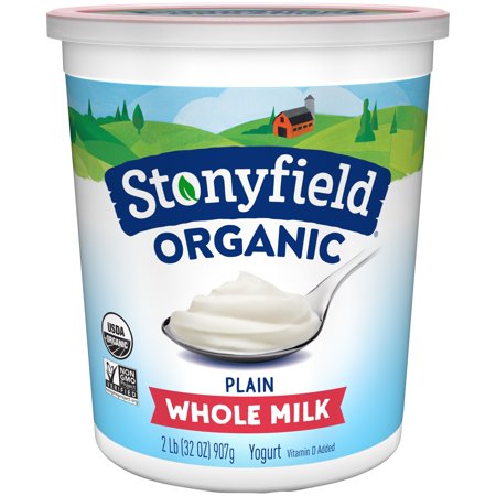 Stonyfield Organic® Smooth & Creamy Whole Milk Plain Yogurt 32 oz. Tub ...