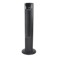Lasko Wind Curve with Ionizer 5-Speed Fan, Model #T42915, Black with Remote