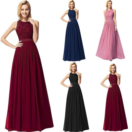 Ever-Pretty Womens Elegant Lace Sleeveless Floor Length Formal Evening Prom Ball Gown Party Gala Dresses for Women 07391 US