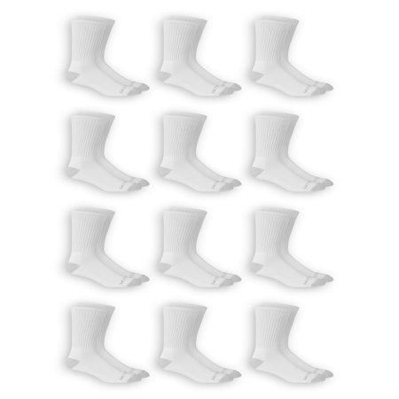 Men's Dual Defense Crew Socks 12 Pairs (Best Way To Whiten Socks)