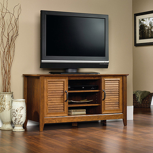 Sauder Milled Cherry Panel TV Stand for TVs up to 47''