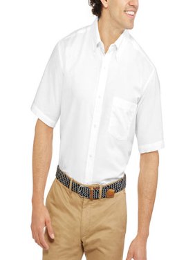 Men's and Big Men's Short Sleeve Oxford Shirt