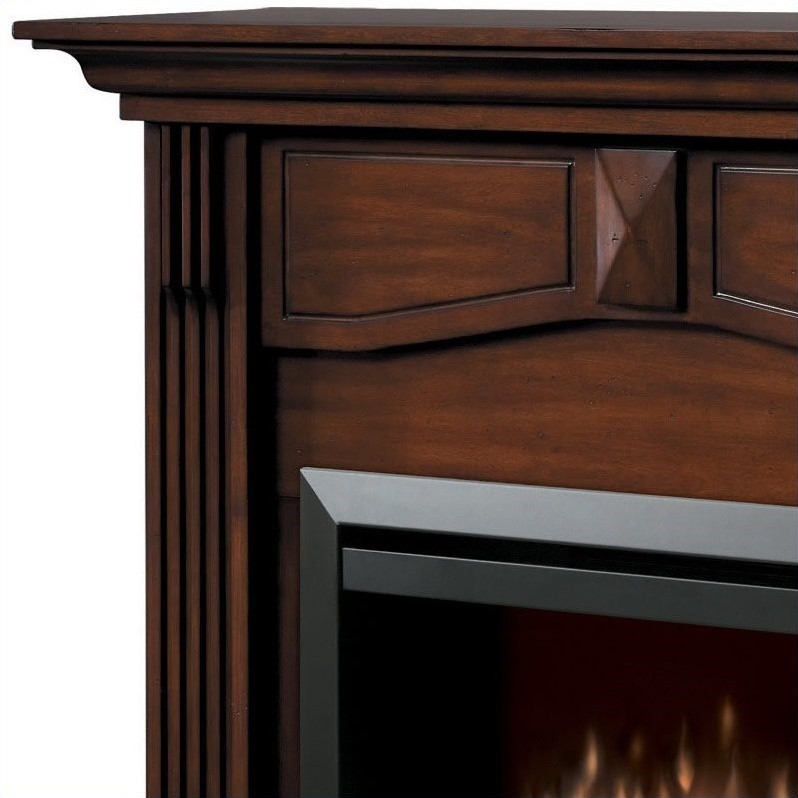 Dimplex Holbrook Free Standing Electric Fireplace in Burnished Walnut