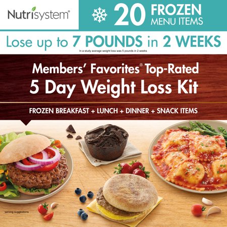 Nutrisystem 5 Day Members Favorites Top Rated Frozen Weight Loss Kit 15 Meals