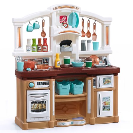 Step2 Fun with Friends Kids Play Kitchen with 38 Piece Accessory Set