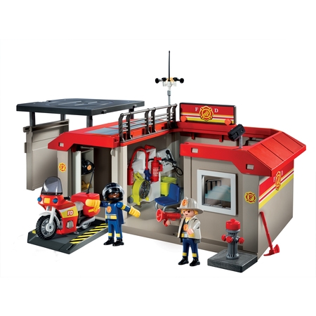 PLAYMOBIL Take Along Fire Station (Playmobil 4859 Best Price)
