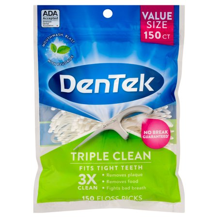 - DenTek Triple Clean Floss Pickm 150 Count
