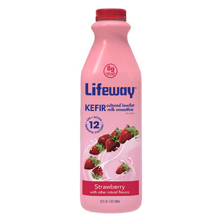 Lifeway Kefir, Strawberry Smoothie, 32 Oz. - Walmart.com