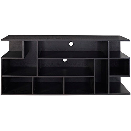 Mod Style Wood TV Stand for TVs up to 65'', Black