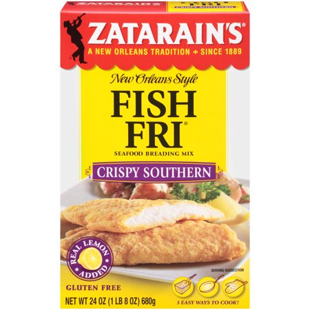 (3 Pack) Zatarain's Crispy Southern Fish Fri, 24 (The Best Fish Batter)