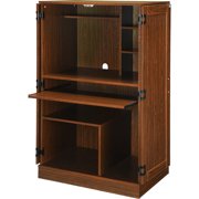 Computer Armoires Planet 3 Hideaway Walnut Computer Armoire