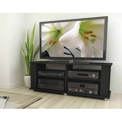 Sonax Fillmore TV Stand for TVs up to 48'', Midnight Black