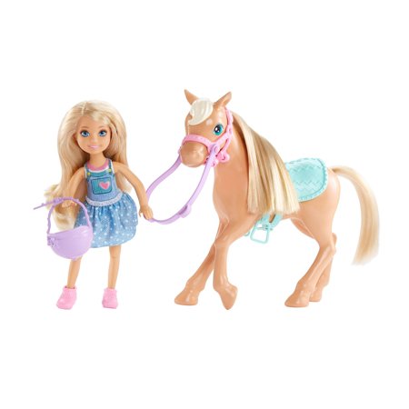 Barbie Club Chelsea Doll with Pony & Accessories (Barbie Best Friends Forever)