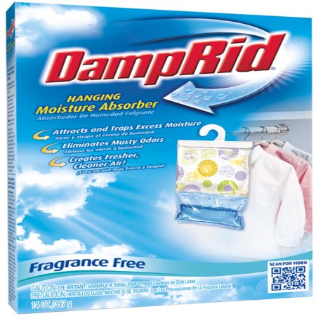 DampRid Hanging Moisture Absorber, Fragrance Free, 14 Oz - Walmart.com