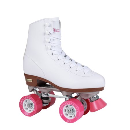 Chicago Ladies' Classic Quad Roller Skates, White, Size (Best Quad Skates For Beginners)